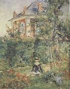 Edouard Manet Un coin du jardin de Bellevue (mk40) Spain oil painting artist